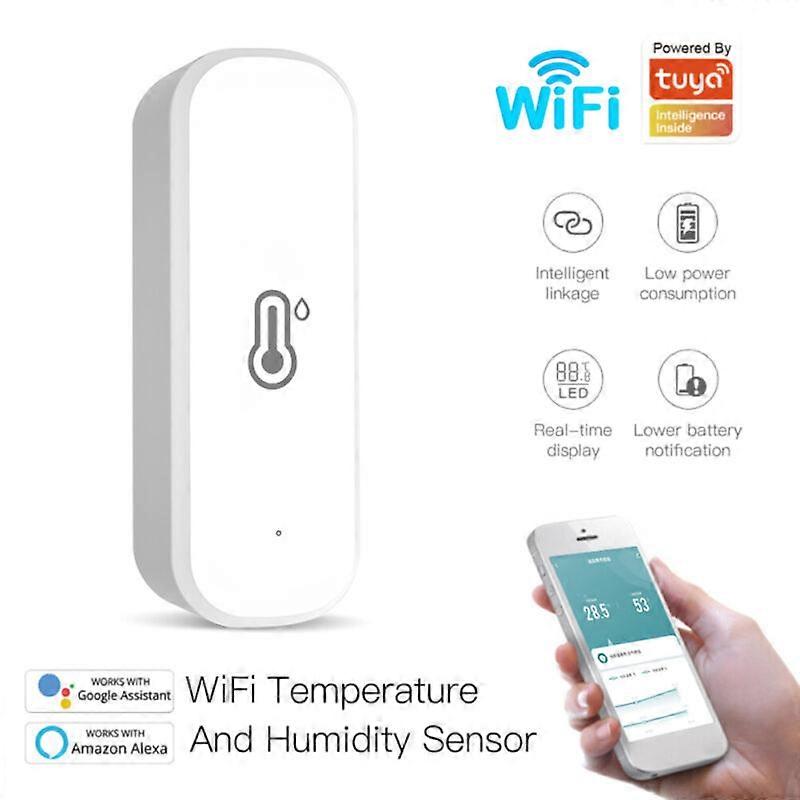 Tuya Smart Wifi / ZigBee Temperature Humidity Sensor Monitor for Alexa Google