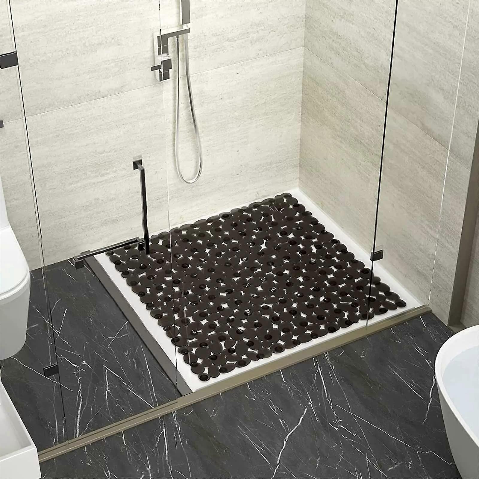 Pebble Bathrooms with drain holes, Machine Washable for the Bathroom Mattable bathtub Matte, non -shly shower mat