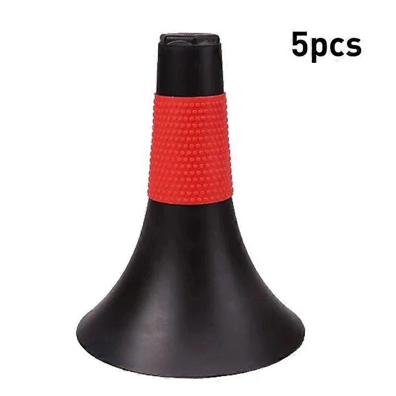 5 Piece Training Marker Cones Set For Speed, Agility, Fitness, Soccer,