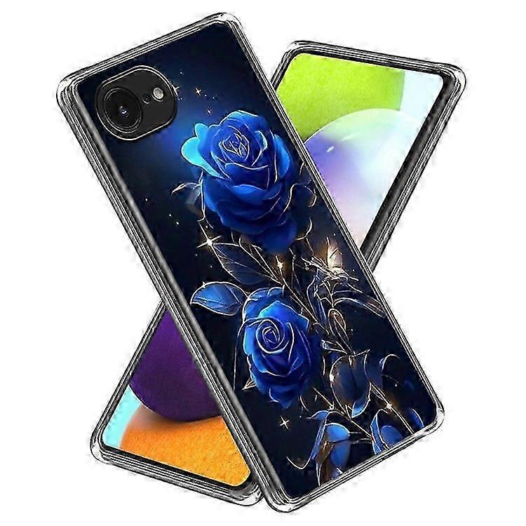 For iPhone 16e Case IMD Pattern Printing TPU Shockproof Phone Cover