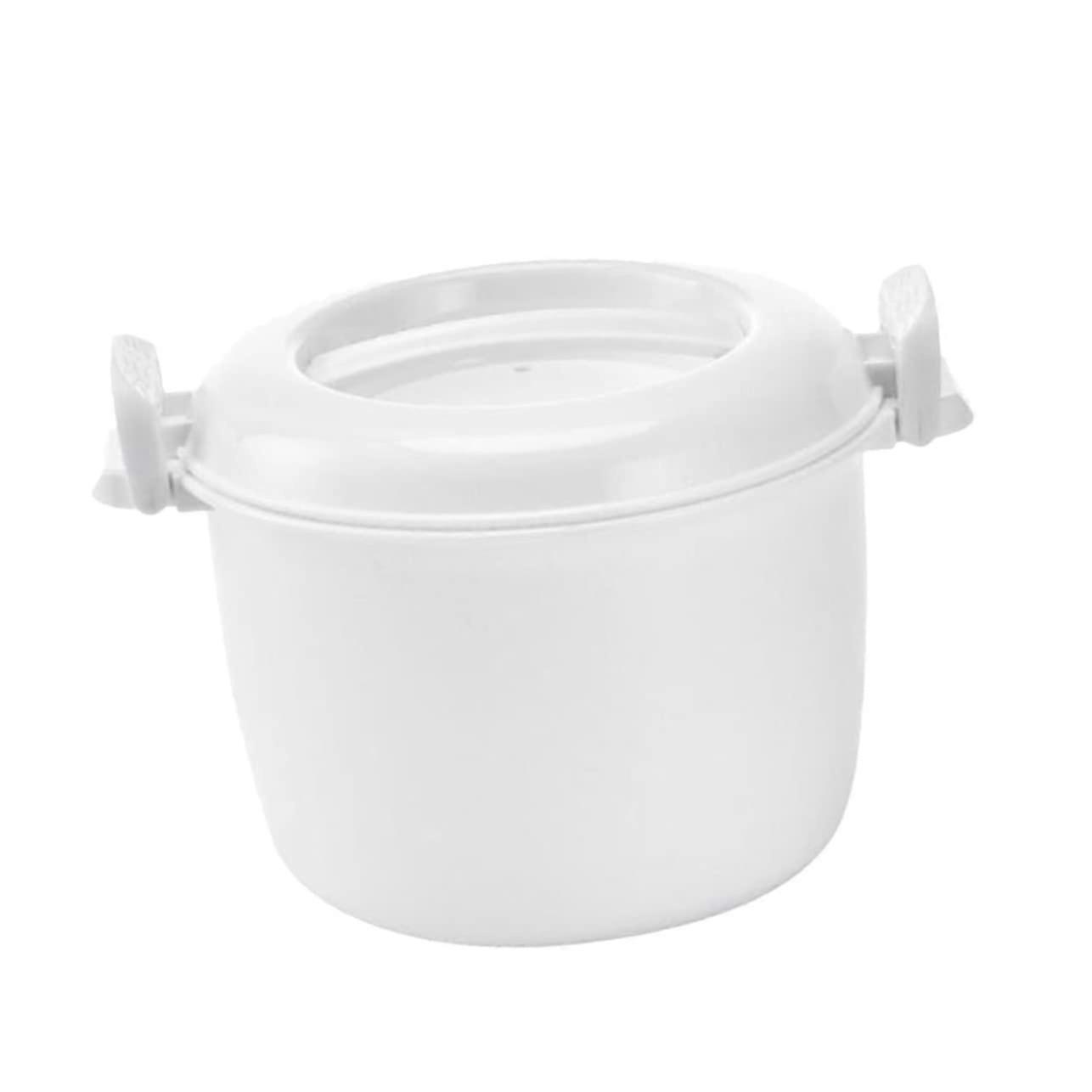 Microwave Cooker For Rice And Veggies Insulated Lunch Box Dishwasher Safe For Cooks And Office Workers