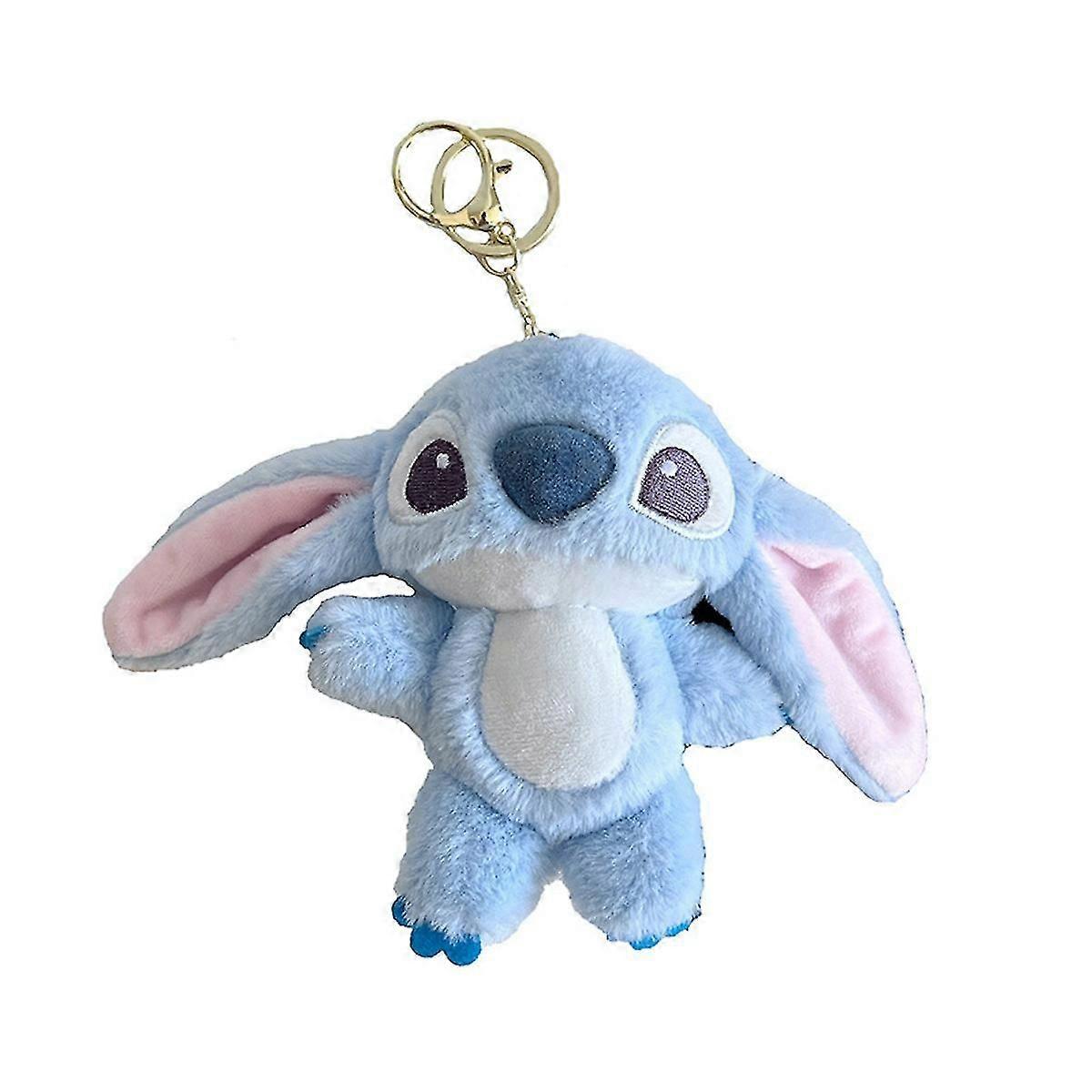 Cute Stitch Plush Keychain Doll Toy Key Ring Key Chain Bag Pendant Keyring