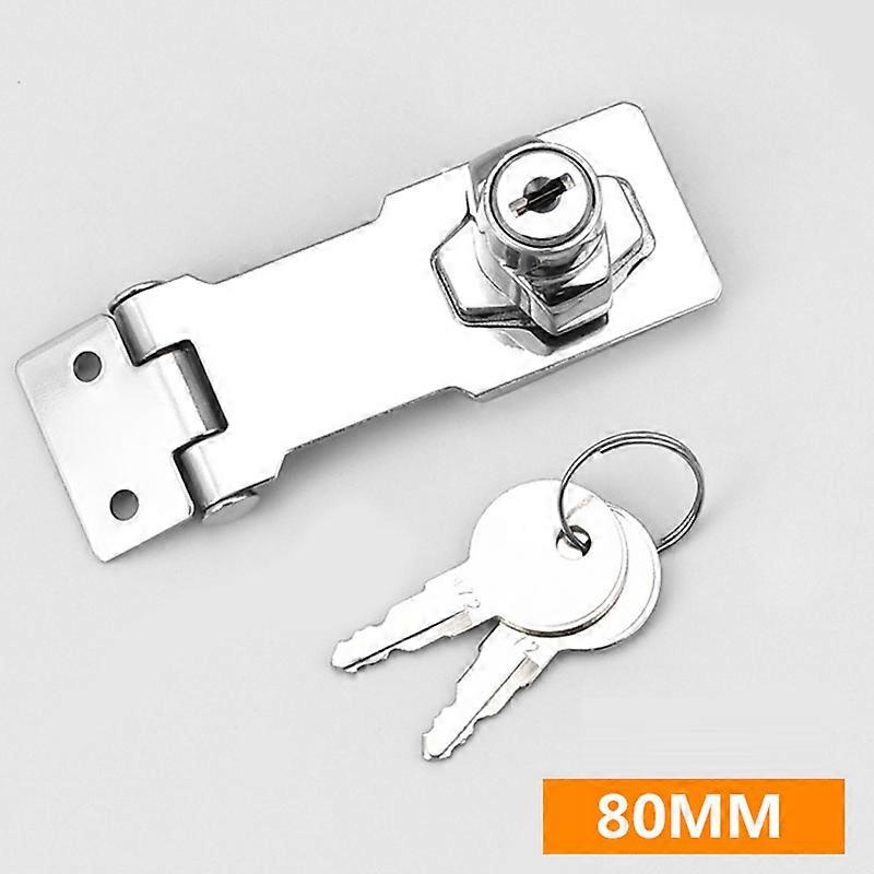 Keyed Hasp Lock Twist Knob Keyed Locking Hasp for Small Doors Drawer Cabinet