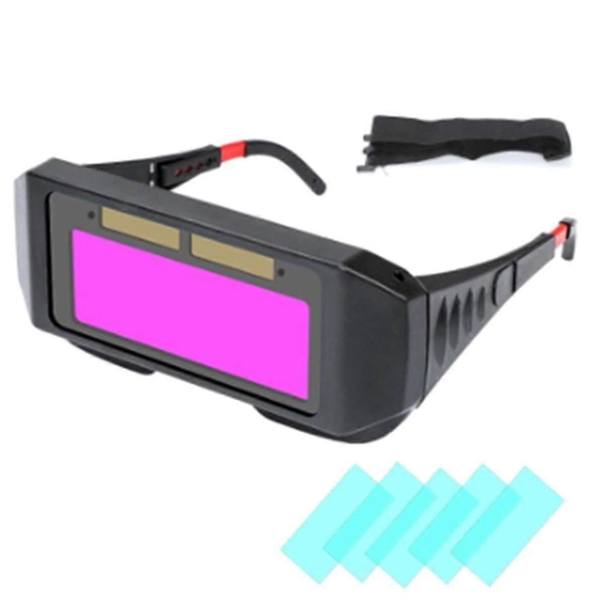 Welding Goggles Automatic Light-Changing Welding Glasses compatible with Welders Welding Protection Glasses compatible with