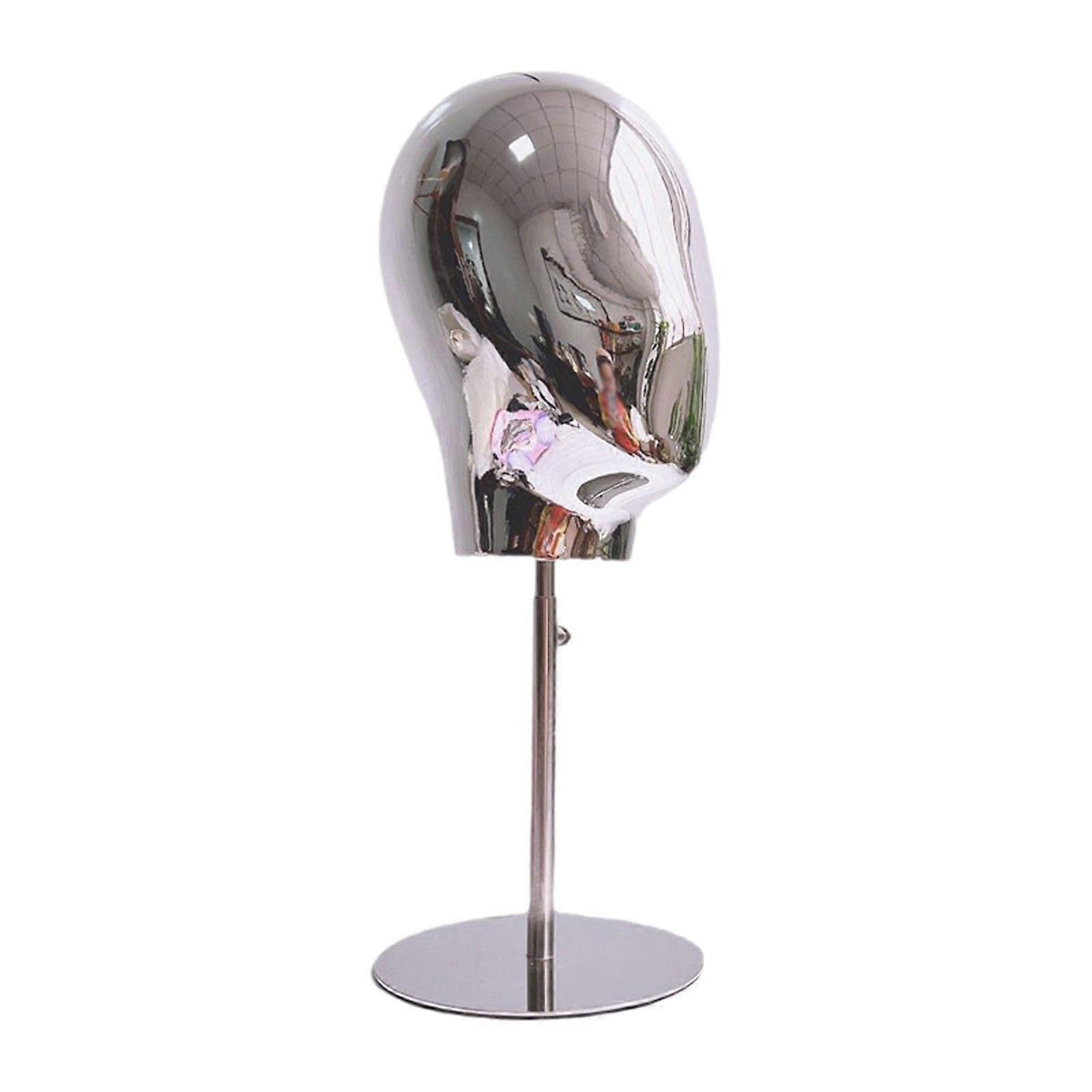 Wig Holder Mannequin Head Model Versatile Tabletop Stable Metal Base Height 45