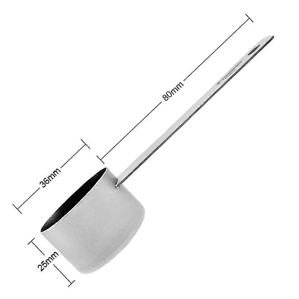 Metal Ti 8g Capacity Lightweight High-Grade Material Ideal for Ground and Various Powders Short / Extended Handle Coffee Scoop 1 Tablespoon