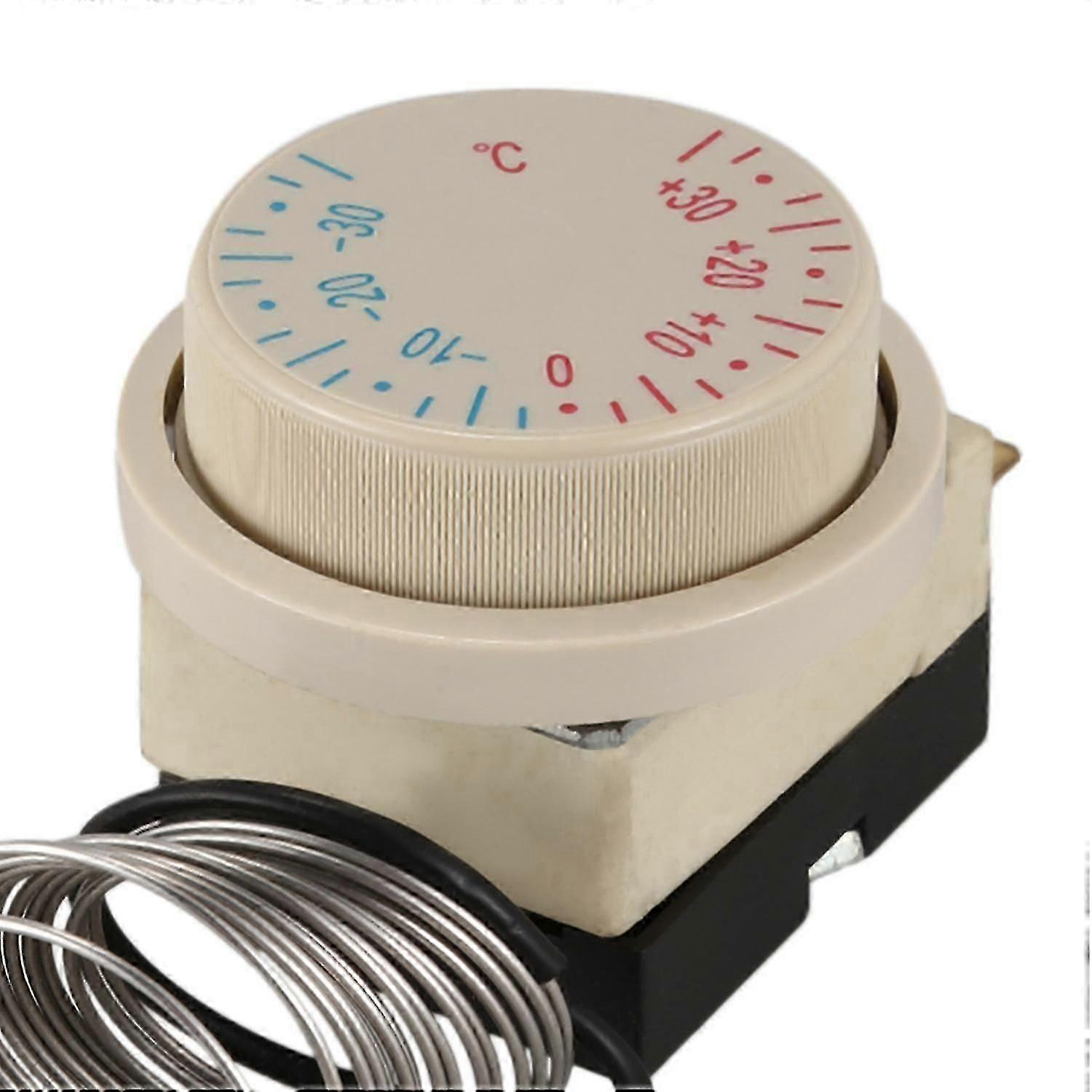 Freezer -30~+30 AC 250V 16A AC380V Temperature Capillary Thermostat