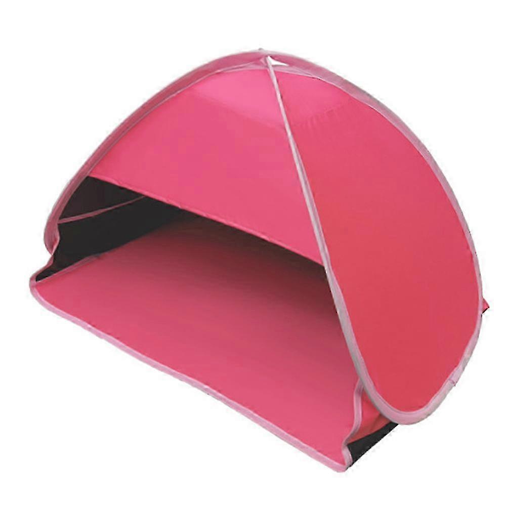 Mini Tent, Beach Sun Shelter, Small Pop Up Tent, Portable Sunshade Canopy with Phone Stand for Beach Tent,(Red)