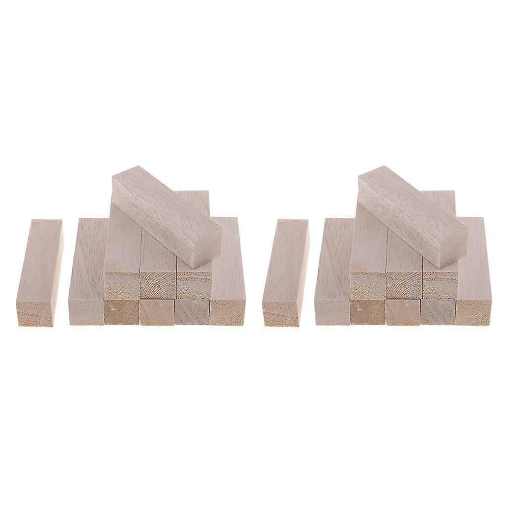 Balsa Blocks DIY Modelling working Materials 20pcs 120mm
