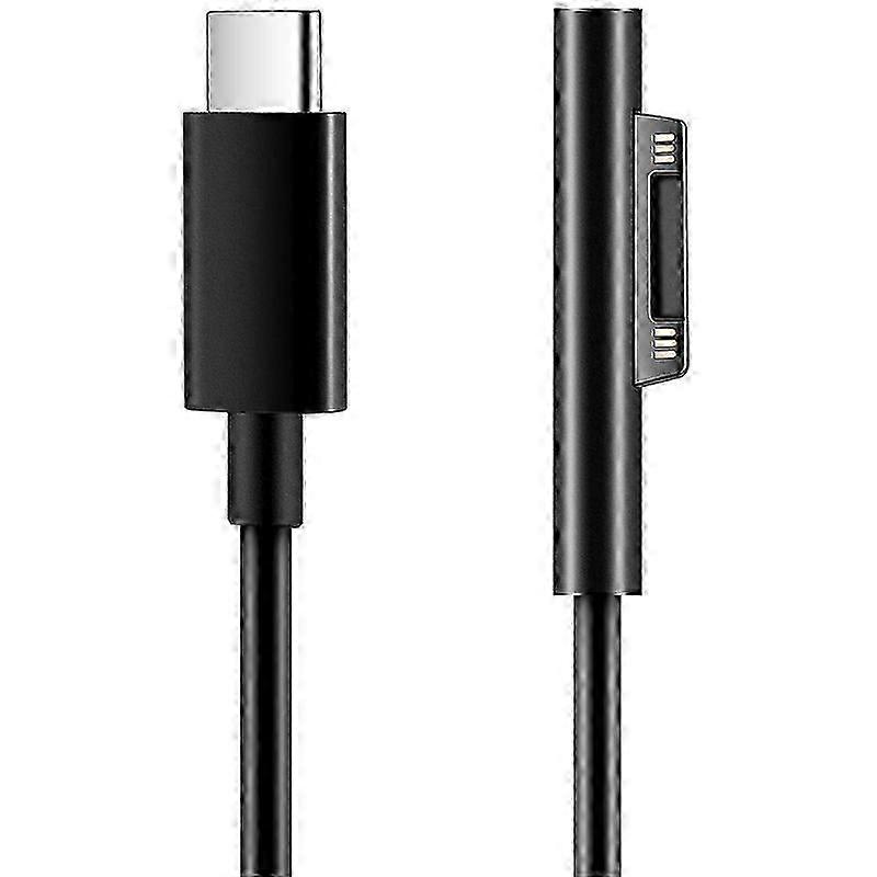 Para Surface Connect com cabo de carregamento USB C compatível com Surface Pro 3/4/5/6/7, Surface Laptop 3/