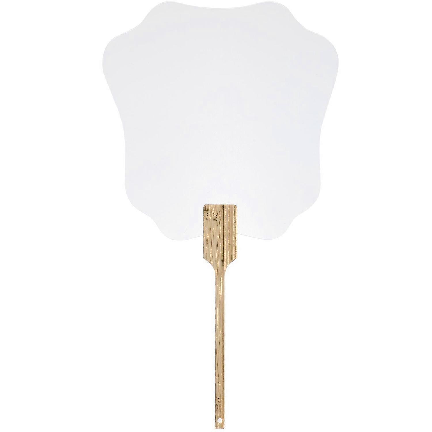Transparent DIY Hand Fan Blank Graffiti Fan Handcraft Accessory Paintable Acrylic Hand Fan