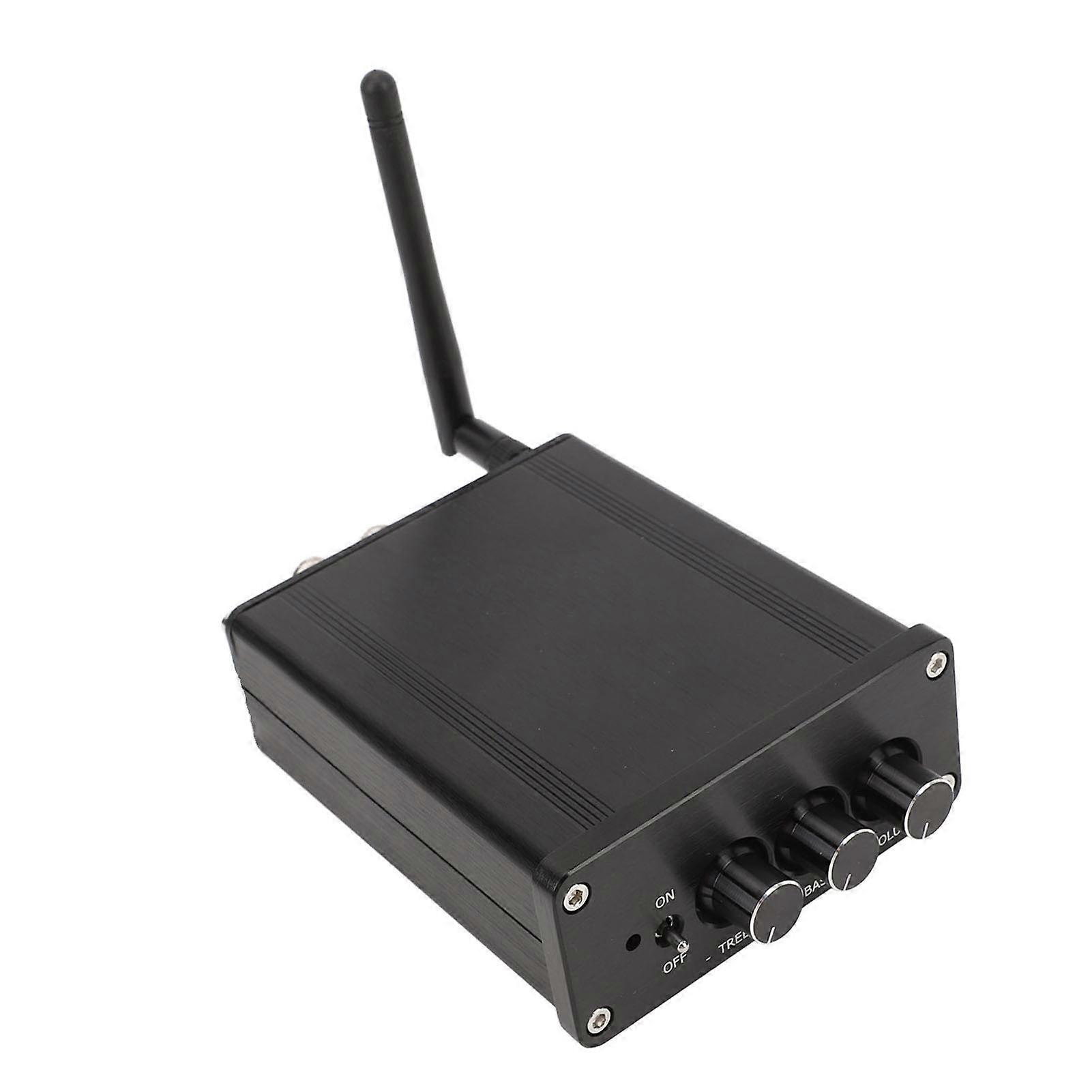 2.0 Stereo Dual Channel Stereo Amplifier Bluetooth 5.2 Passive Speaker Power Amplifier for Home US Plug