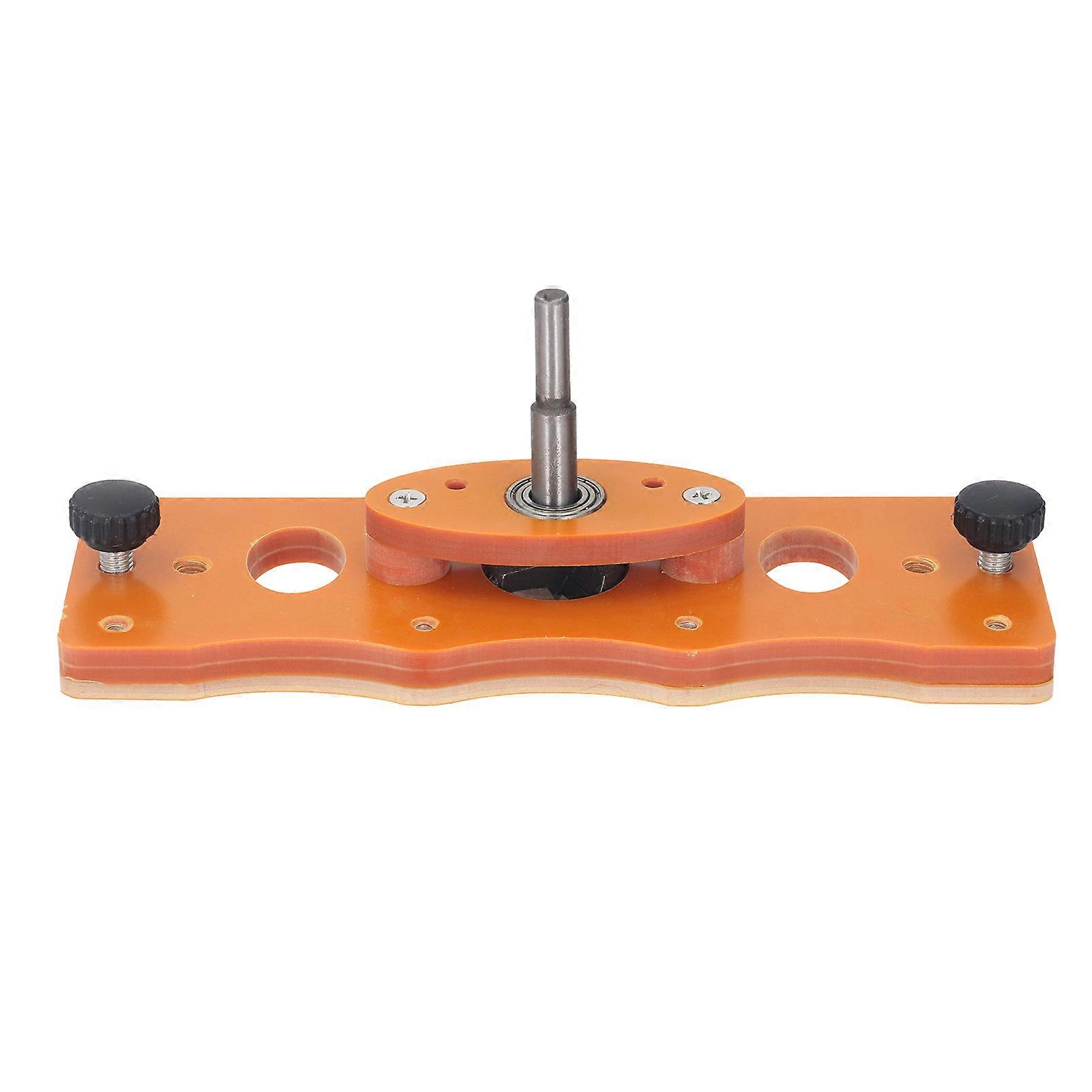 Door Hinge Jig Engineering Plastic Plate 35mm Locking Cabinet Hinge Jig for Woodworking 