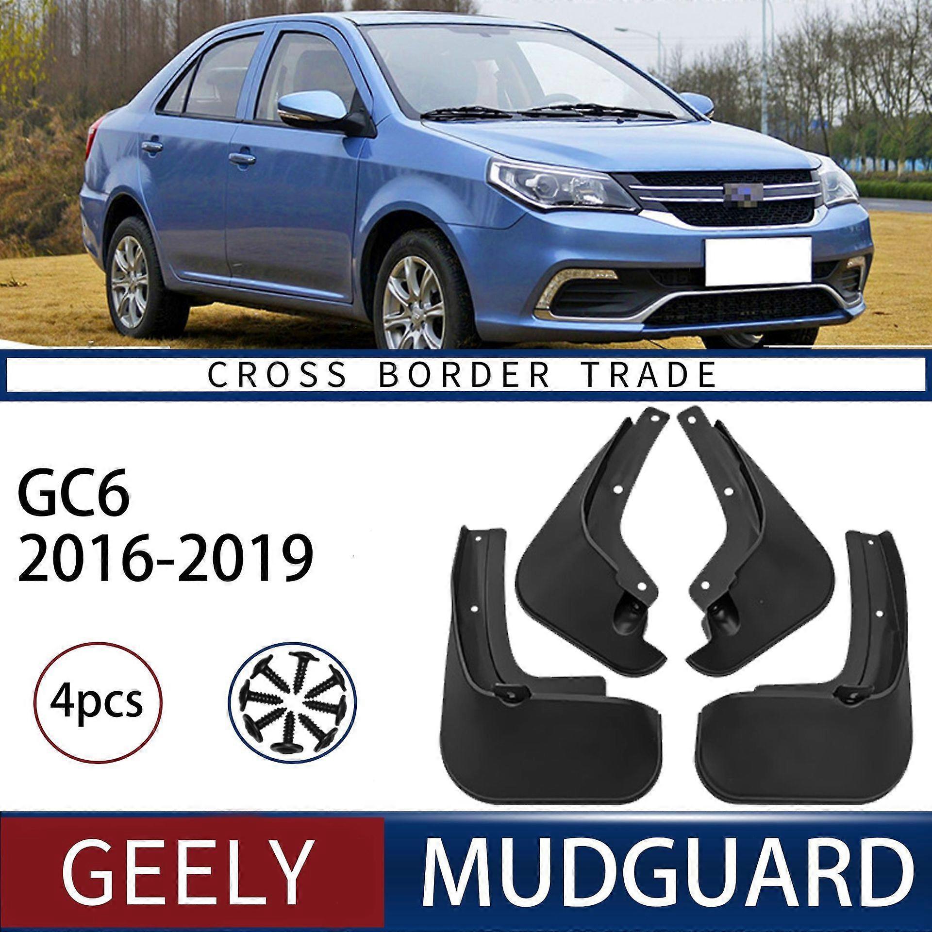 con Applicabile a Geely Gc6 2016-2019 Auto Anteriore E Posteriore Pneumatico Parafango Soft Splasher W
