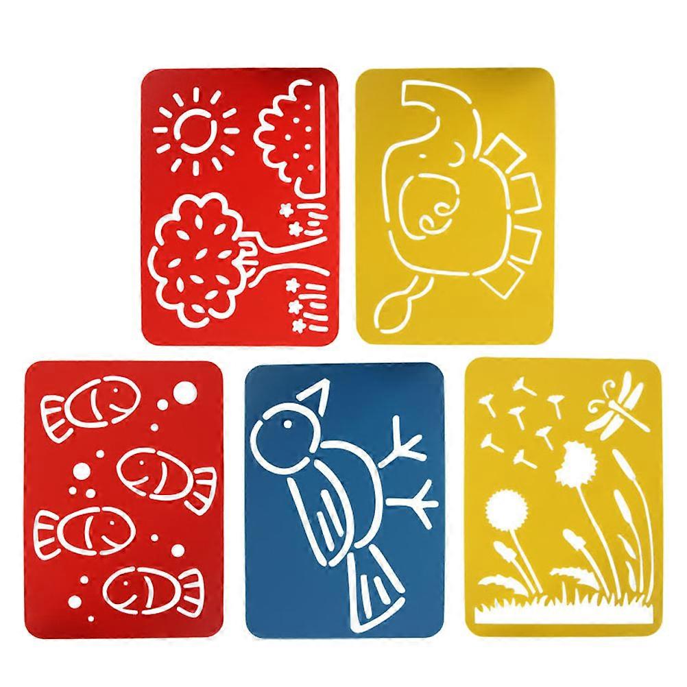 DIY Cartoon Stencils for Kids, Suitable for Paintbrushes and Spray Painting Techniques