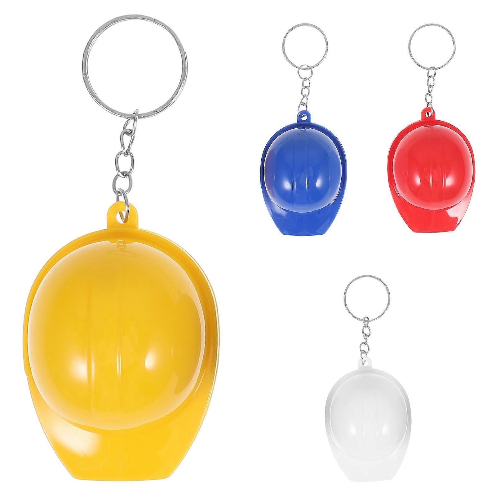 Chic Backpack Decor Keychains, Compact Helmet Ornament with Hanging Feature, Ideal Present