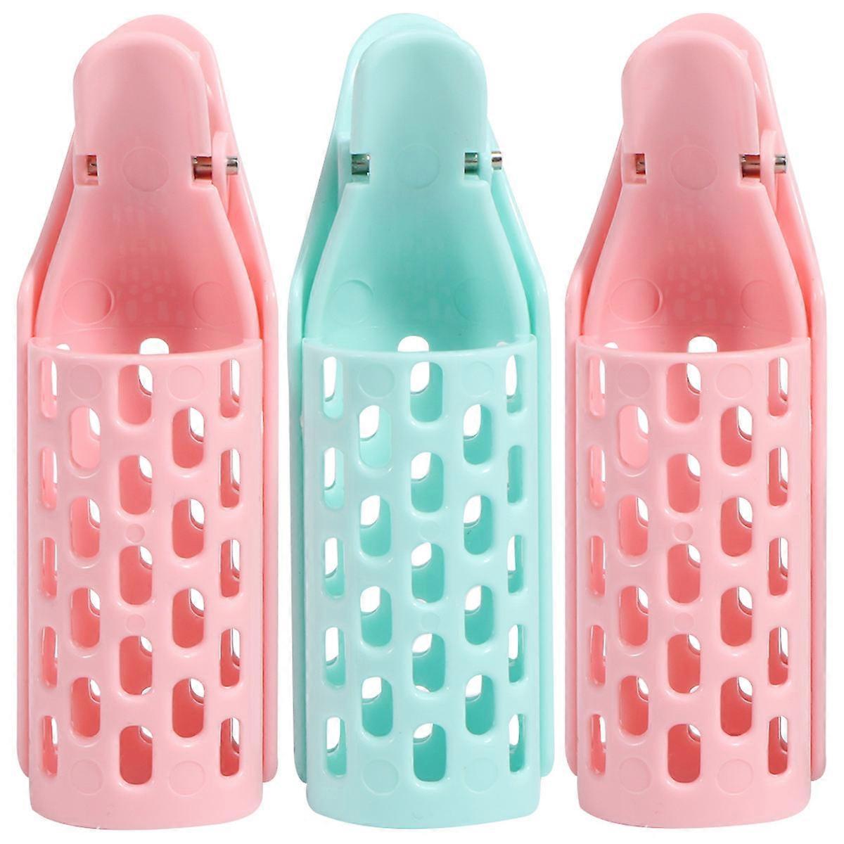 3pcs Hair Rollers Curlers ABS Manual Styling Tools Lightweight Durable for Salon Home Use