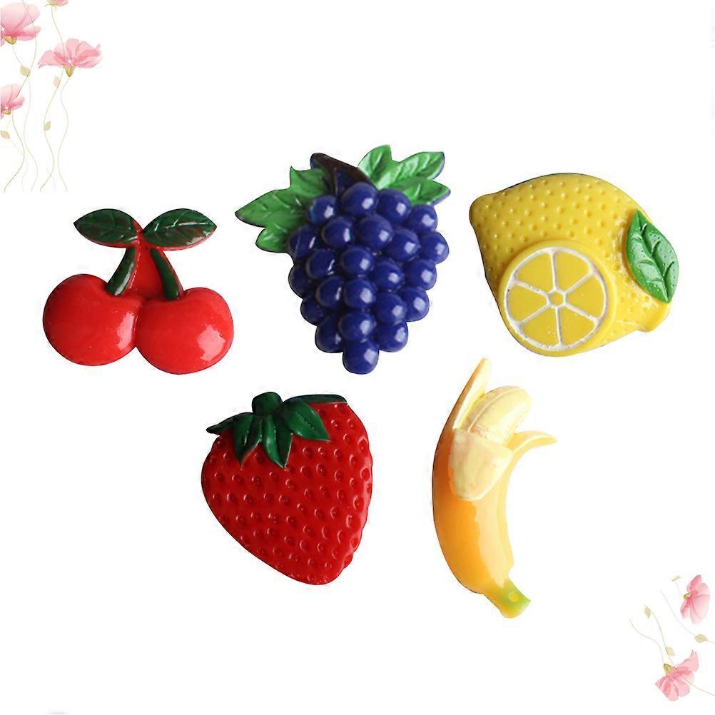Fruit Design Magnet Sticker, Non-scratch Feature, Ideal Kitchen Accessory