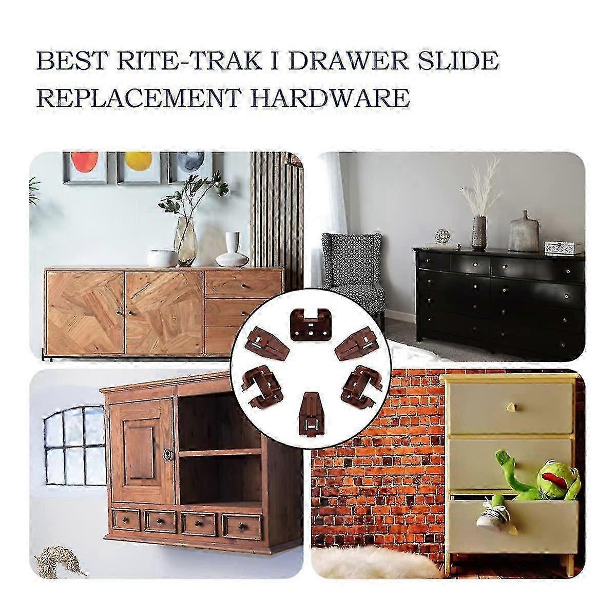 Plastic Drawer Slides and Guides Drawer Replacement Part for Mount Drawer Slides Plastic Drawer Gui