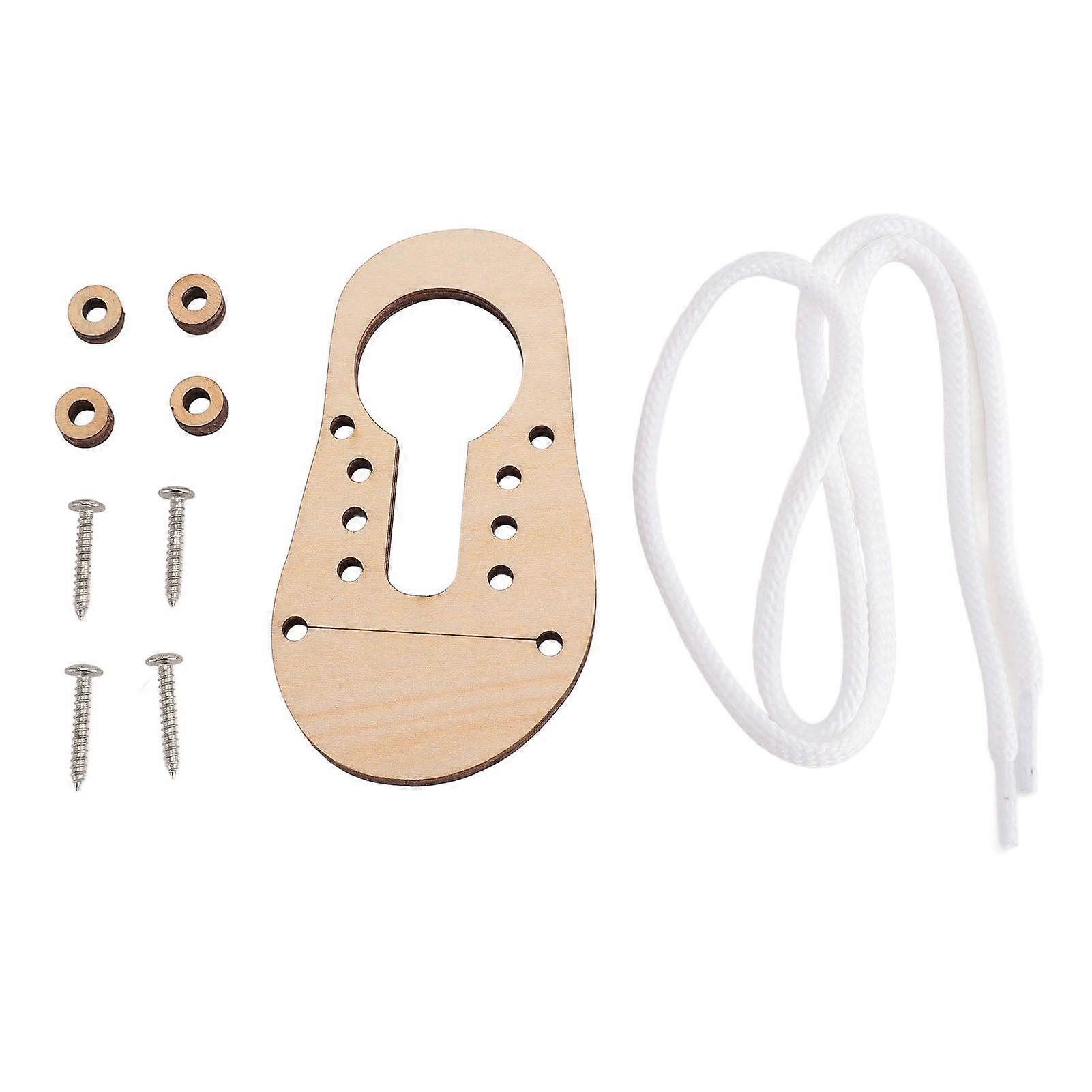 2025 Latest Model Shoe Tying Practice Toy Educational Fine Motor Skills Develo...