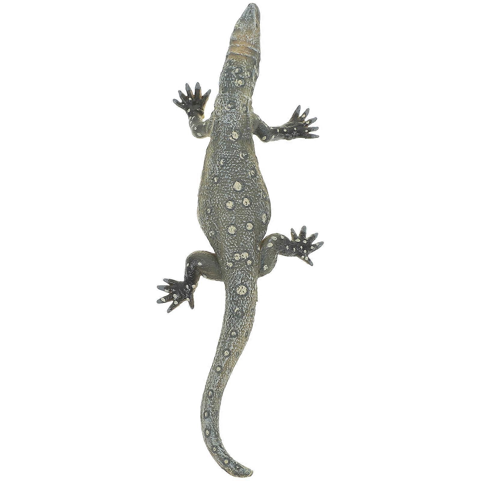 Realistic Lizard Model Hard Plastic Educational Reptile Figurine for Nursery Decor Animal Collectible