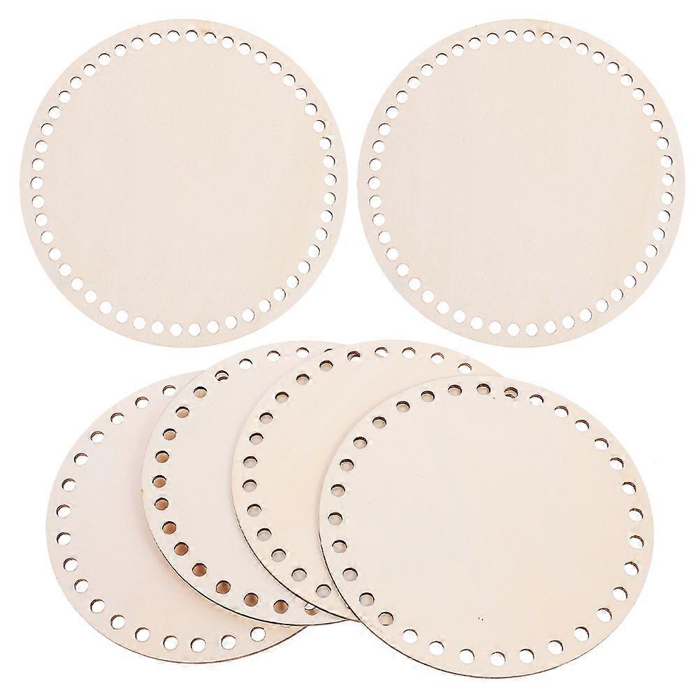 Wooden Base Cross Stitch Frames For Display Diy Enthusiasts Round Embroidery Hoop Set 6Pcs