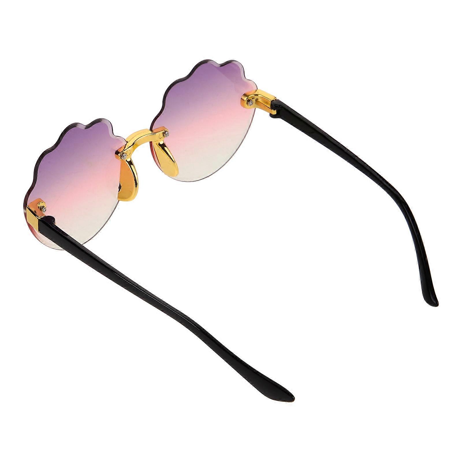 It looks like you're describing a product listing for **rimless gradient sunglasses**. Here's a polished and professional version of that product