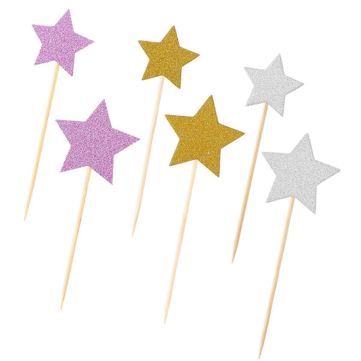 Assorted Cake Topper for Decoration 36Pcs Lovely Cupcake Decor Picks