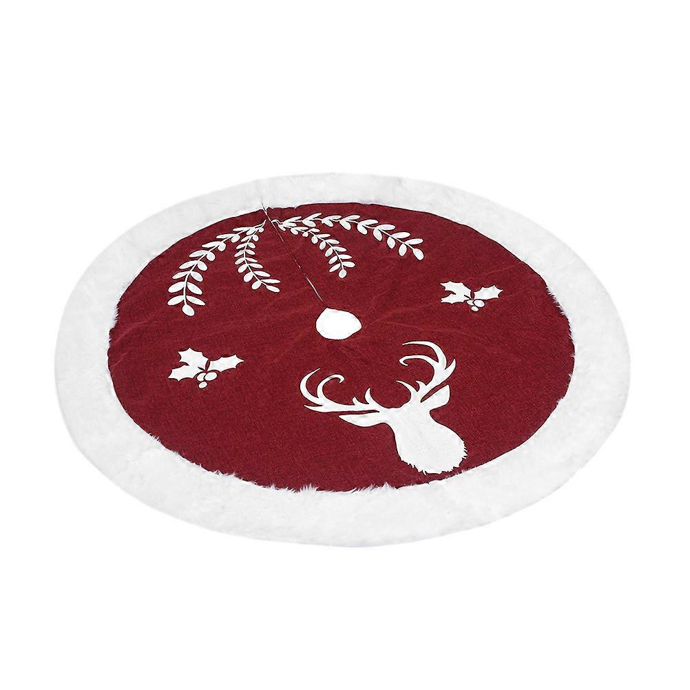 1Pc Creative Floor Carpet Decor Round Tree Skirt for Party Floor Ornament