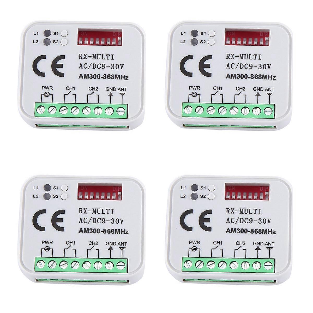 Universal RX Multi Frequency 300-868MHz Receiver 2CH 12V 24V