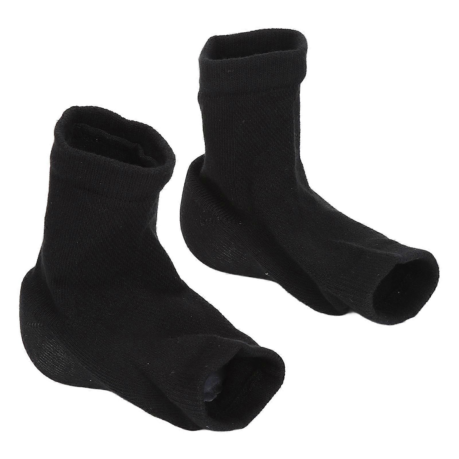 1 Pair Height Increasing Sock Pads Thickened Insoles Half Height Increase Insoles Pad Black 3.5cm 