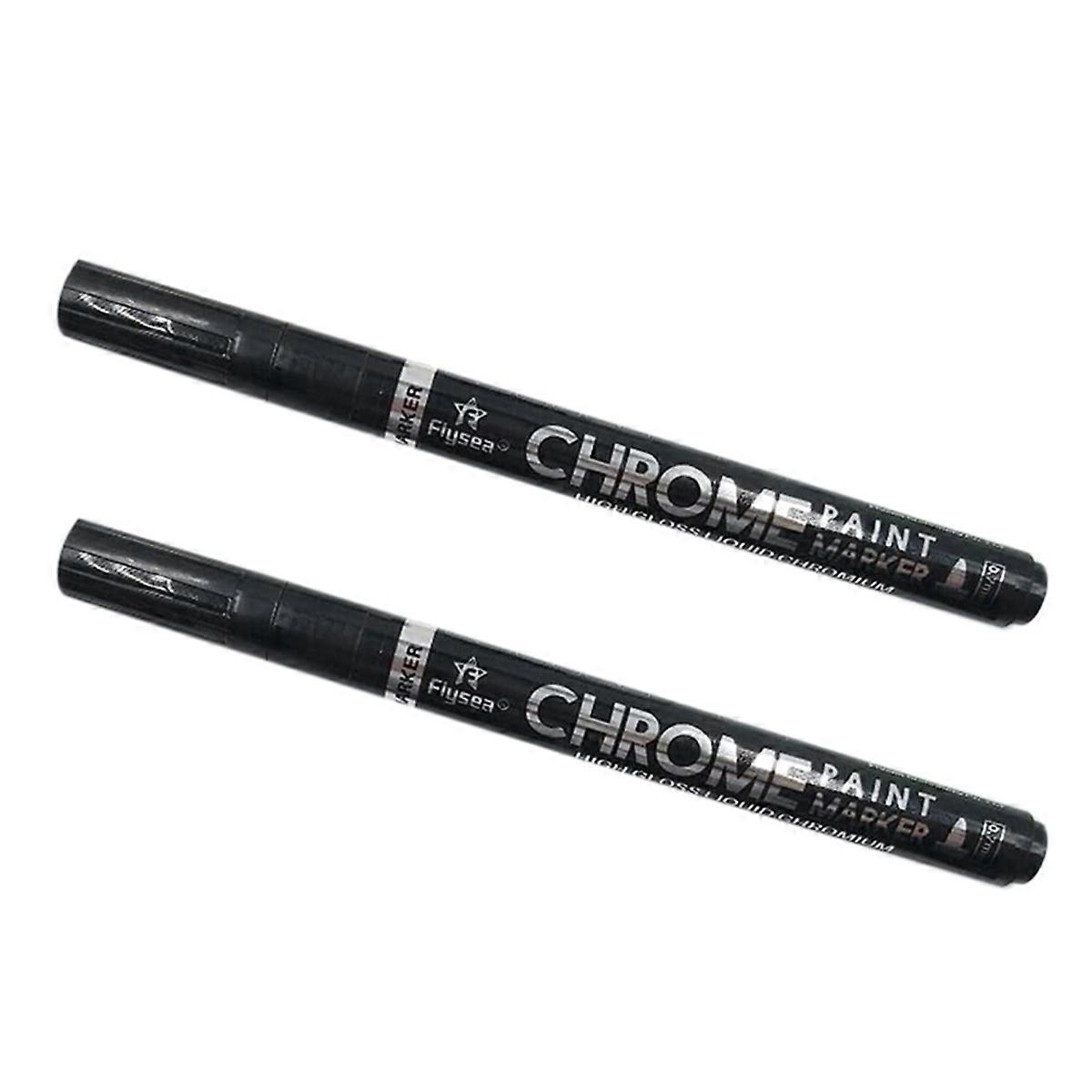 Silver Mirror Marker, Liquid Mirror Chrome Marker Watercolor (0.7mm)