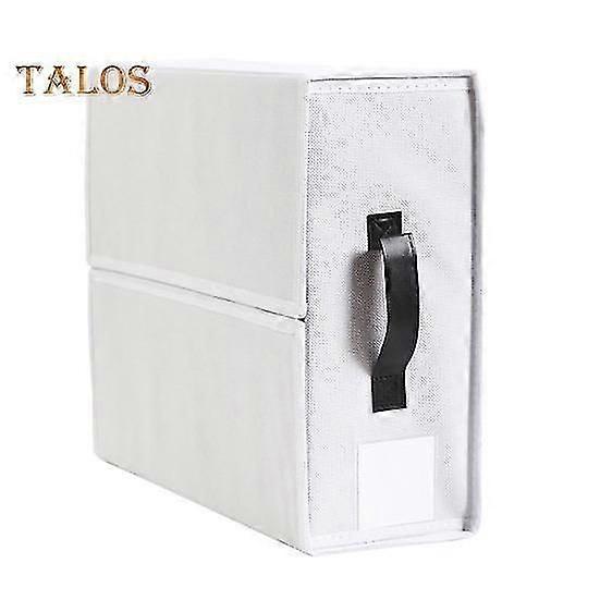 Underwear Bra Organizer Storage Box with Zipper Handle Design Large Capacity Foldable Dustproof Wardrobe Clothes