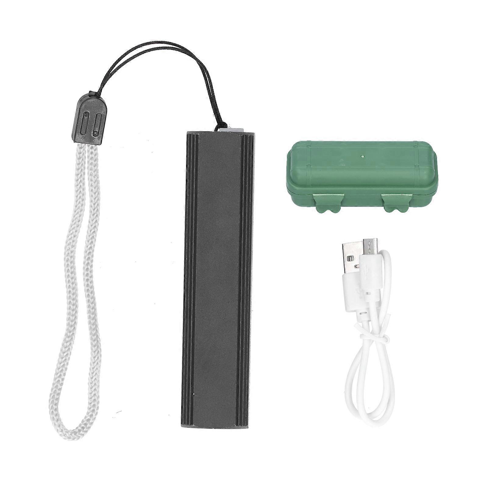 Rectangular Q5 LED Flashlight, 14500 Lithium Battery, USB Rechargeable, Mini Outdoor Flashlight