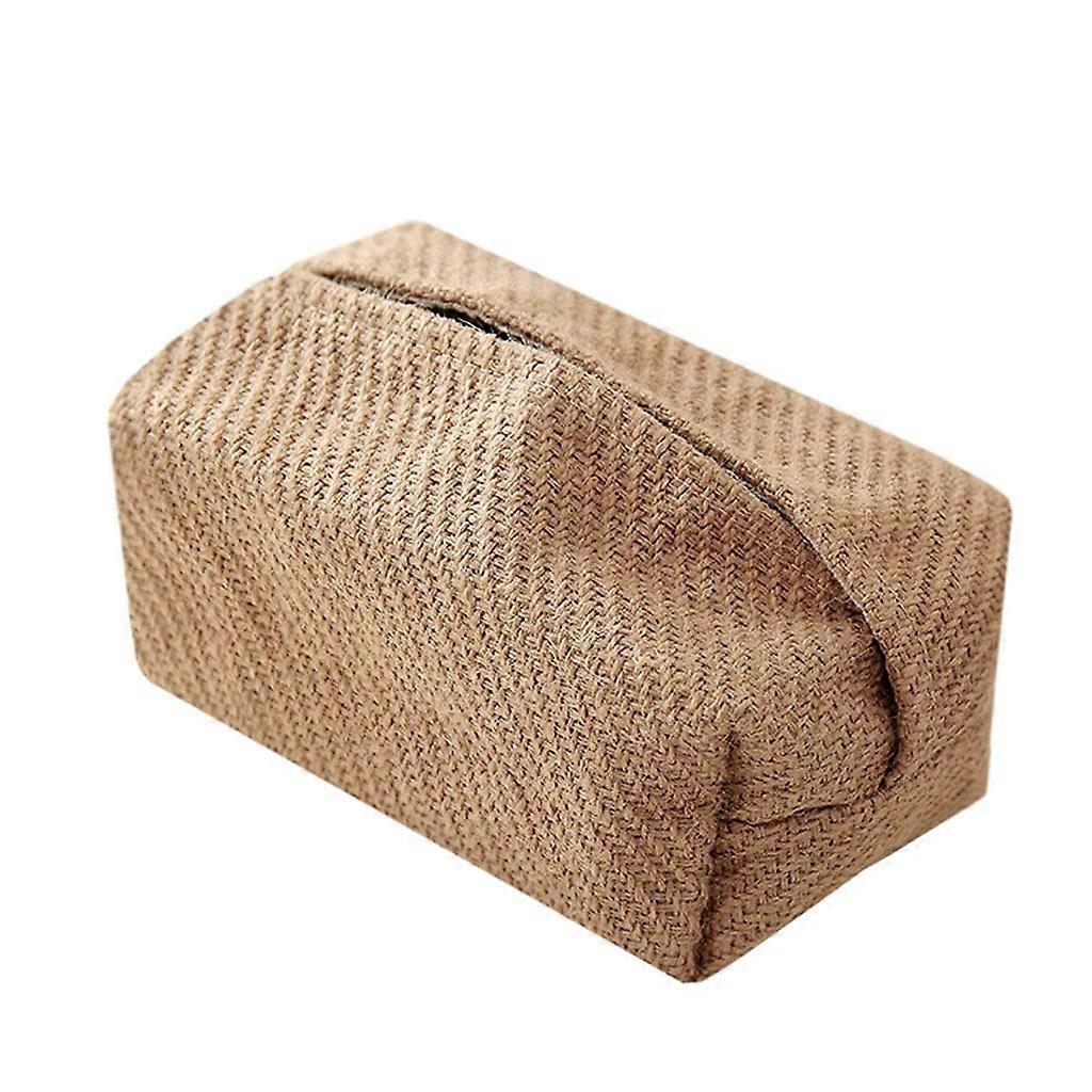 QINGGANGLING999 Cosmetic Tissue Box Simple Fabric Tissue Box Creative Design Pump Box