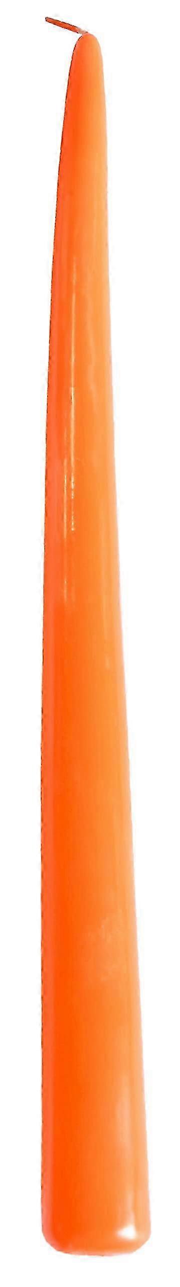 12 PCS Tall Taper Candles for Dinner Candle Sticks Unscented Orange 11
