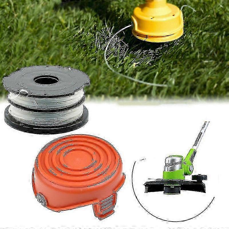 بلاك ديكر تشذيب بكرة بكرة كاب ، غطاء برتقالي ل GL675 GL680 GL685 GL686 GL687 GL690 - استبدال أجزاء ماكينة التشذيب Yalo SZRH A-S