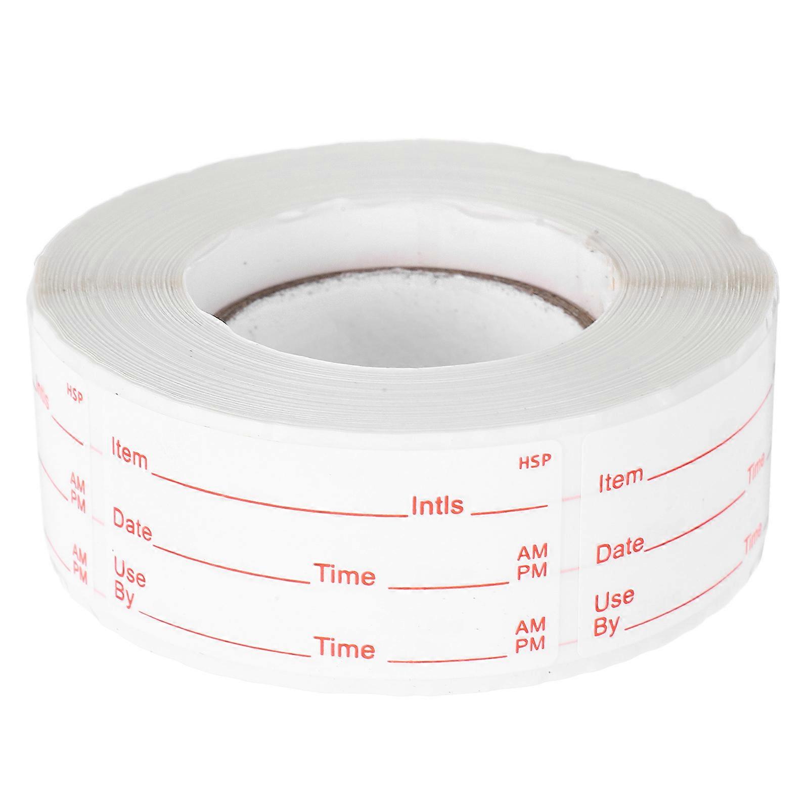 Removable Food Freezer Labels, Date Stickers for Pantry Organization, Temperature Resistant Kitchen Labels for Jars, Bottles, and Containers,