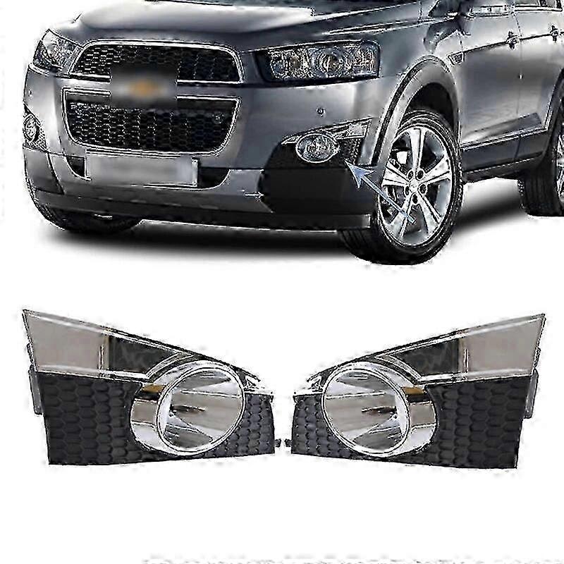 Be suitable for Front Bumper Fog Light Grill for a specific brand vehicle 2012-2014 Fog Light Frame Cover Trim