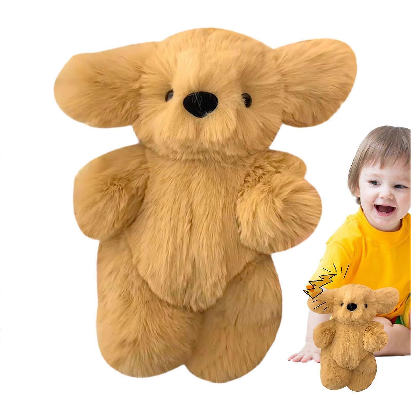 Homemade Plush Set: Golden Retriever Dog Plush Toy With Recording Function, Doll Material Bag, Learning Set for Children