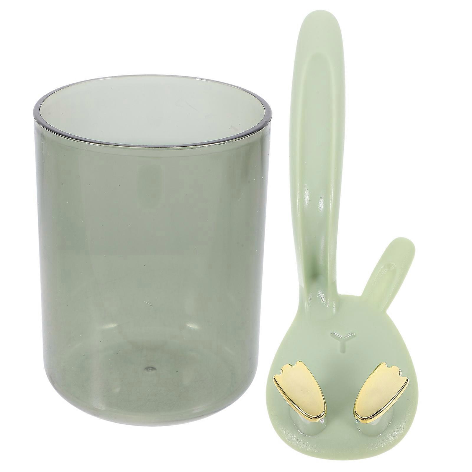Cute Cartoon Toothbrush Organizer With Suction Cup Space Saving For Home Use 1 Set