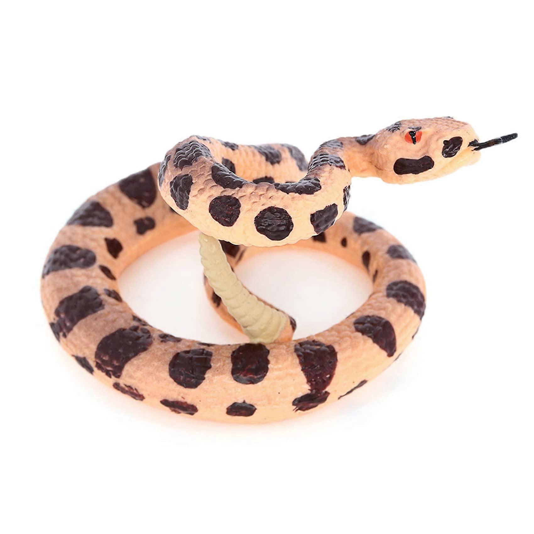 Simulation Snake Shorttail Viper Crotale Boa Constrictor Reptile Model Creepy Prank, Creepy Snake Toy A