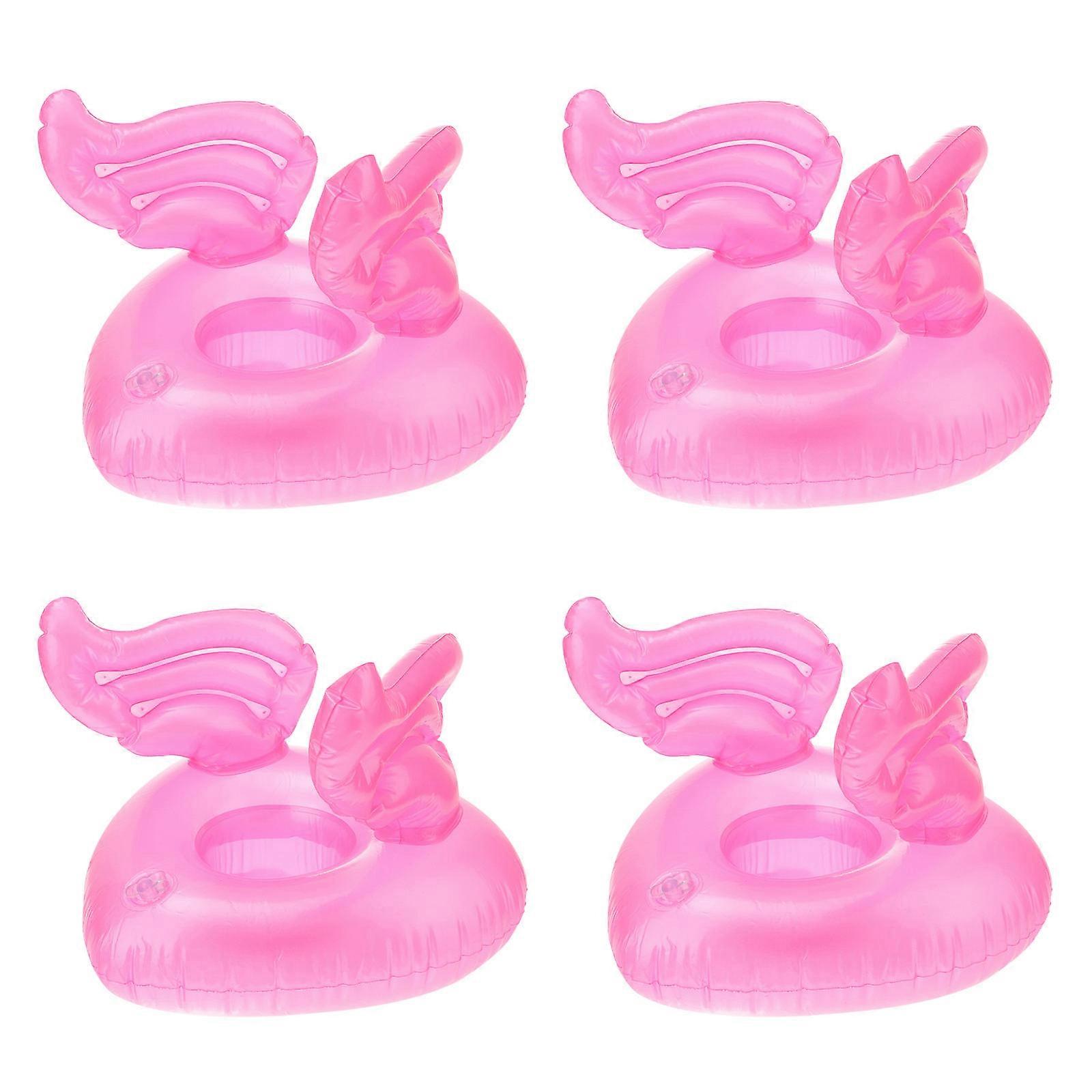 4Pcs Inflatable Drink Holder Inflatable Swimming Pool Cup Mats