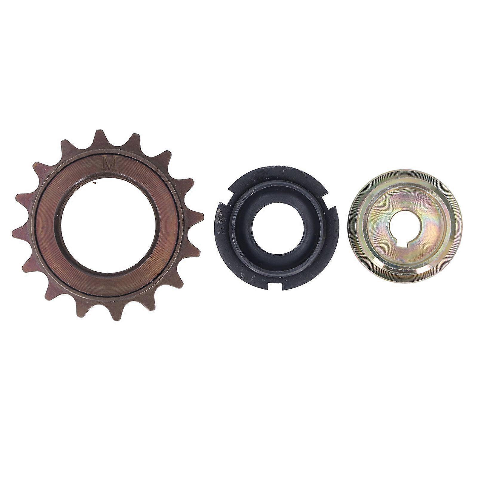 Bike Freewheel Adapter Set Steel 16T Freewheel Right Drive Adapter Connector Kit for MY1016Z MY1016 MY1018 MY1020 MotorYMQX)