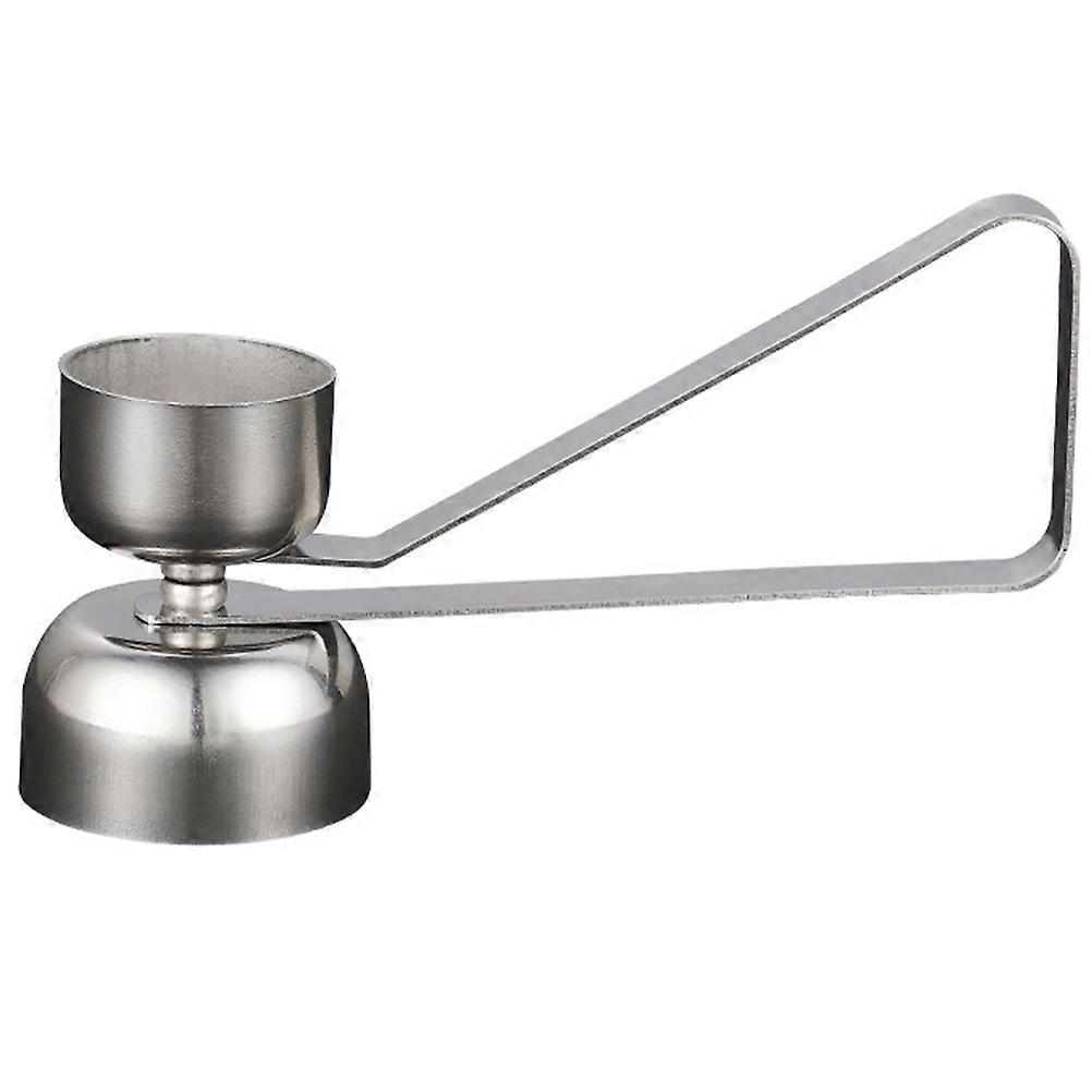 Stainless Steel Eggshell Egg Opener Tool For Boiled Eggs Home Use Silver 10x3.5cm Cracking 1Pack