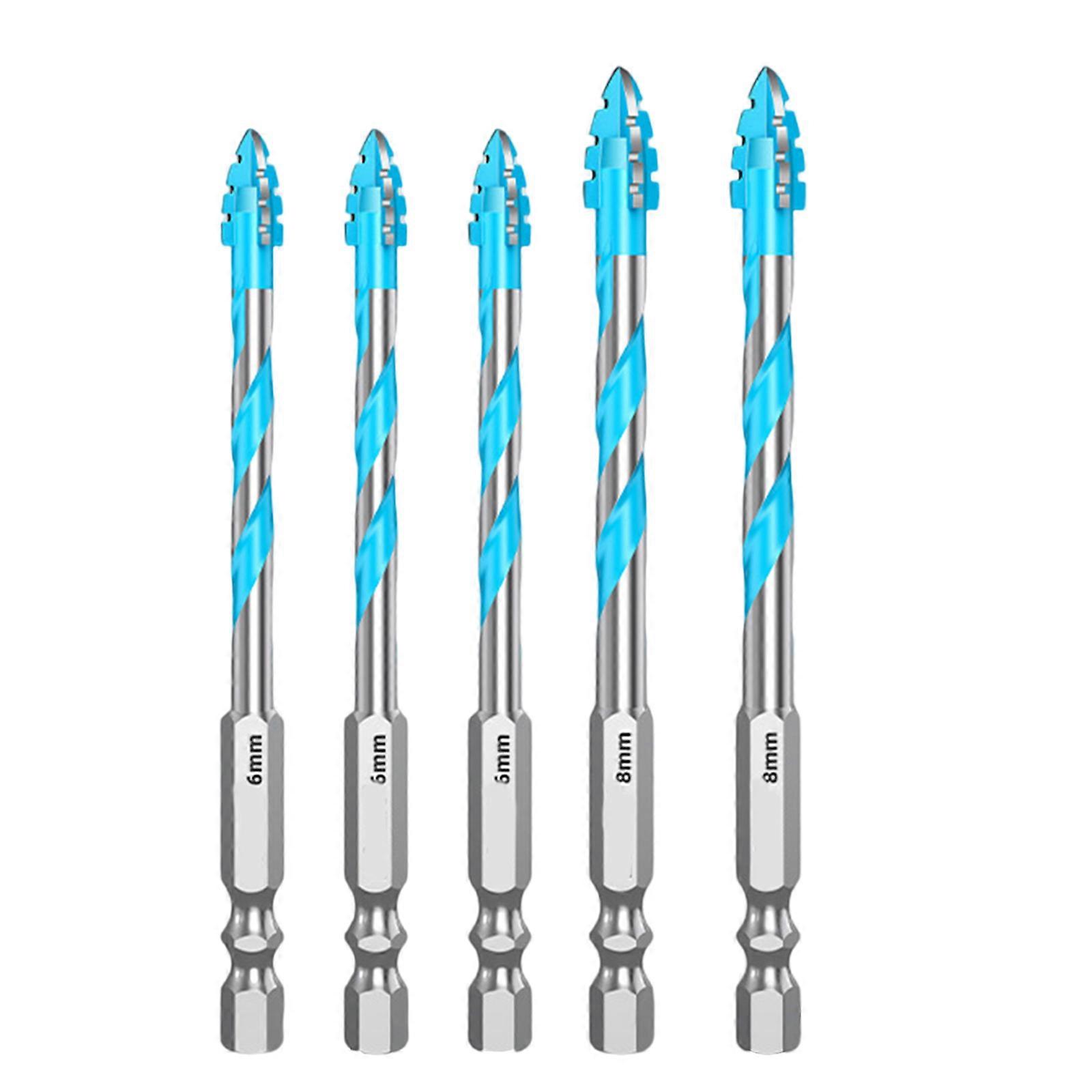 Four Edge Saw Tooth Eccentric Drill Bit Serrated Eccentric Drill Bit Set Multifunction Drill Bit Set High Hardness