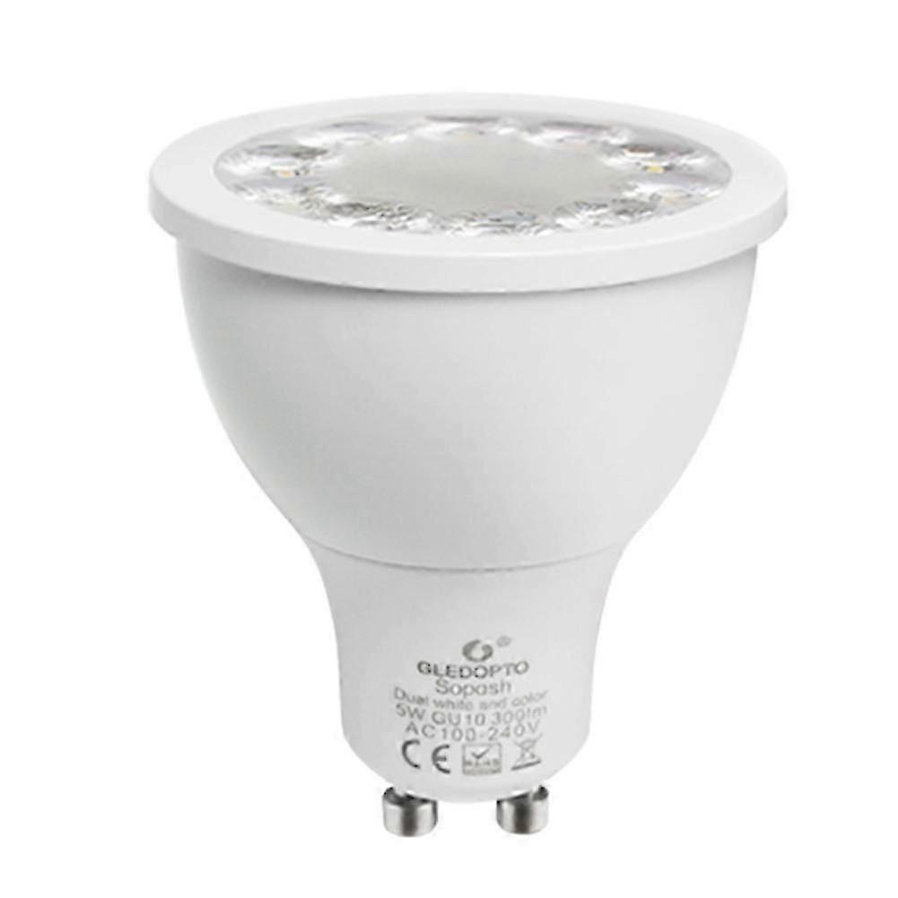 Smart 120 Degree 5W Zigbee APP Control GU10 RGB+CCT LED Spotlight Bulb for Certain Brand