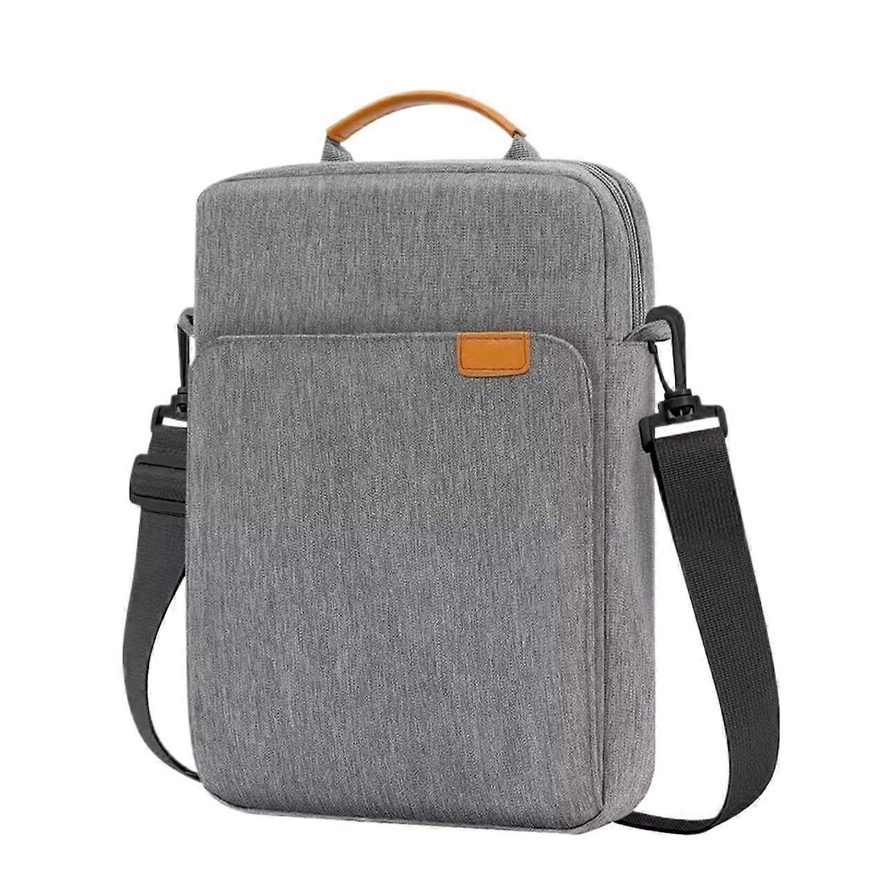 Laptop sleeve handbag, waterproof notebook case for 9 to 13 inch tablets, multiple pockets for business (Light Gray, 30X24X5 CM) Light Gray 30X24X5 CM