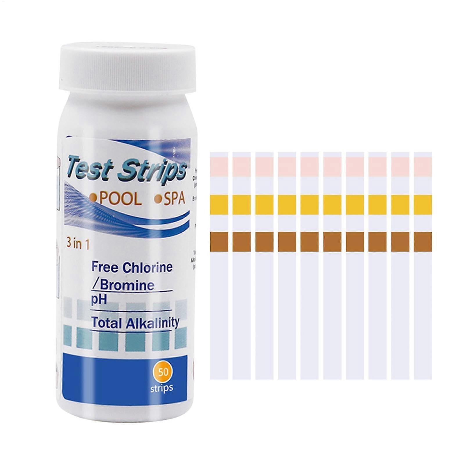 3-in-1 Pool Test Strips for Pool and Spa