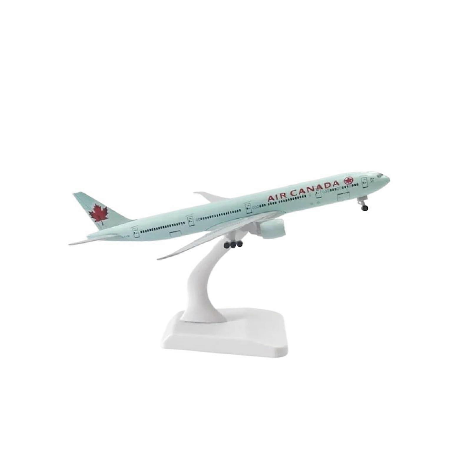 Metal Plane Model DieCast 20 cm for Boeing 777 Alloy Aeroplane Model Toy with Wheel Replica Aeroplane for Collecting Display Collecting or Gifting
